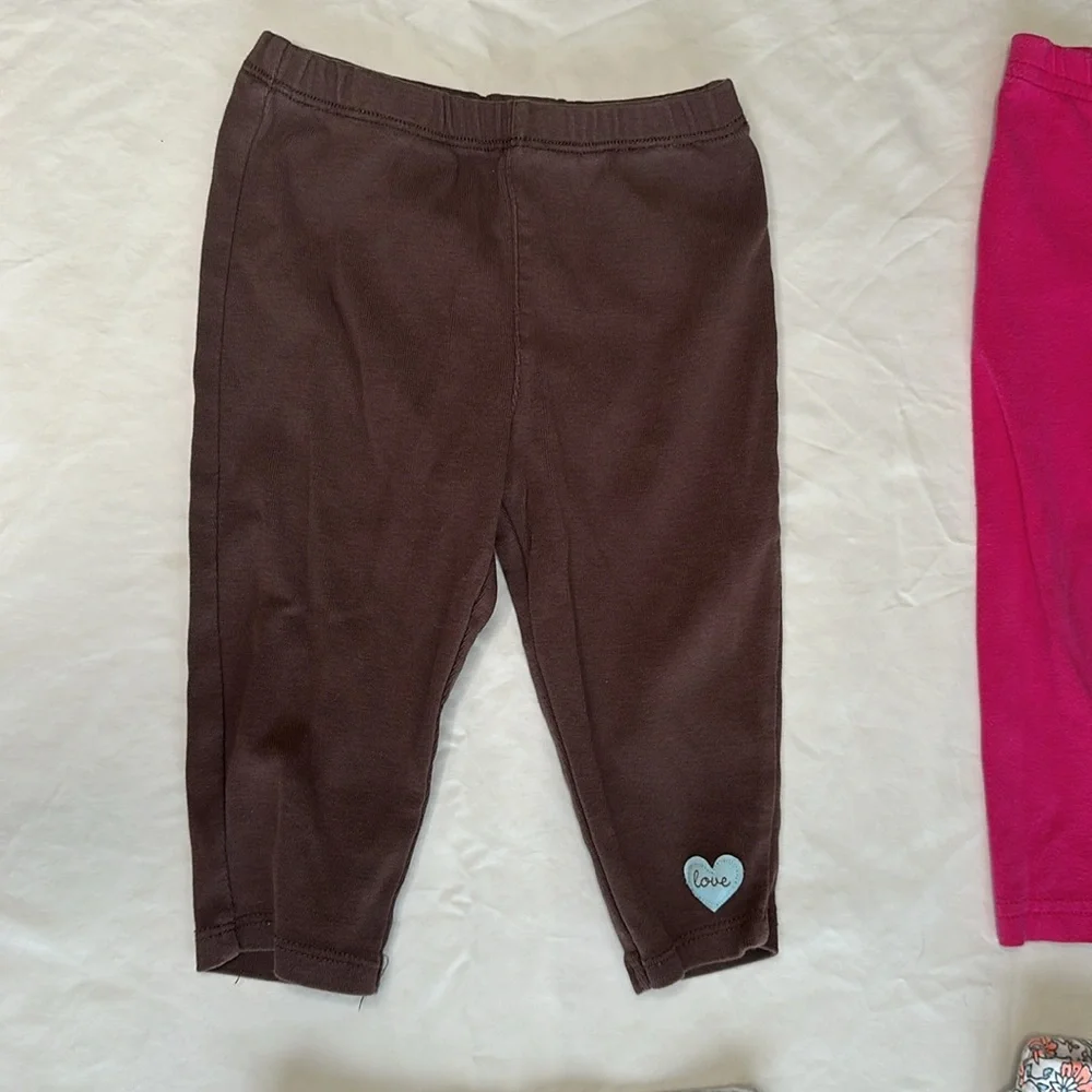Carters size 9 months pants bundle. Kids Multicolor Leggings Set GREAT CONDITION